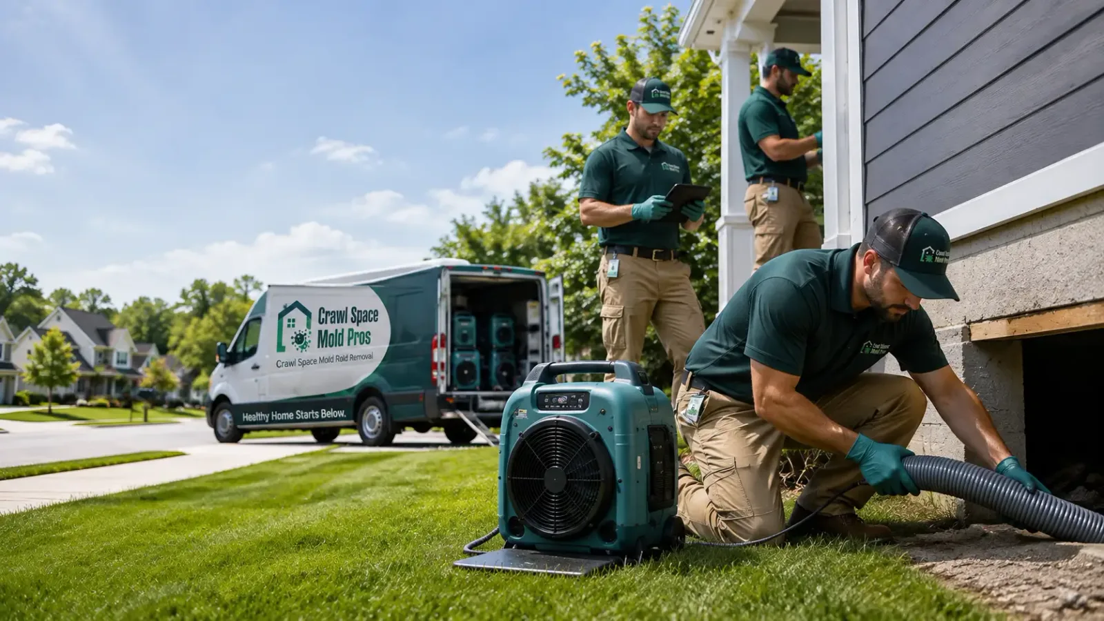 Crawl Space Mold Removal in Mecca, CA